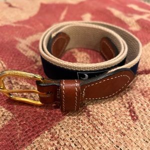 Classic South Carolina Palmetto Canvas Leather Belt - Men's Size 36